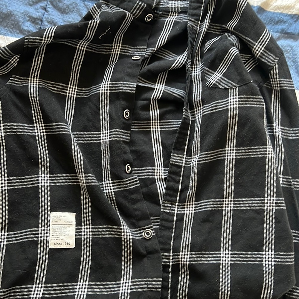 Black flannel